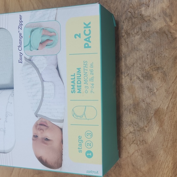 Swaddle Me Easy Change Swaddle 2 Pack Size 0-3 Months NWT - Picture 3 of 4